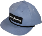 TRU-Form Flat Bill Rope Hat Snapback (BLUE/BLACK)