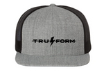 TRU-FORM Premium Material Classic Two-Tone Hat - (Grey/Black)
