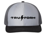 TRU-Form 2023 Premium Grey/Charcoal/Black Trucker Hat (Embroidered)
